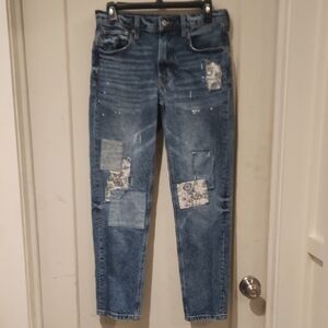Lucky Brand Patchwork Jeans Cotton/Hemp